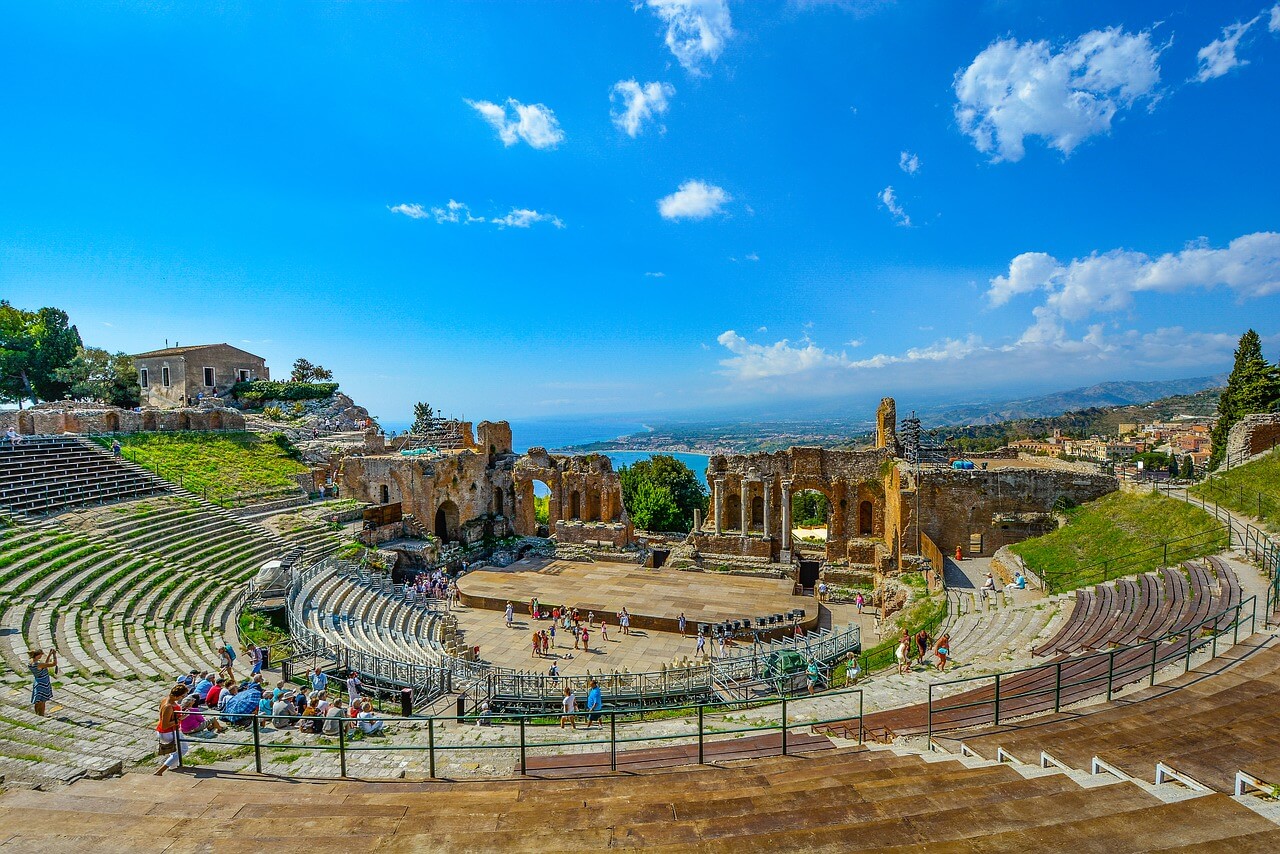 Le théâtre antique de Taormina Sicile